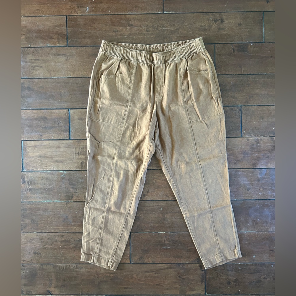 Old Navy Terracotta Linen Chino Pant, Large